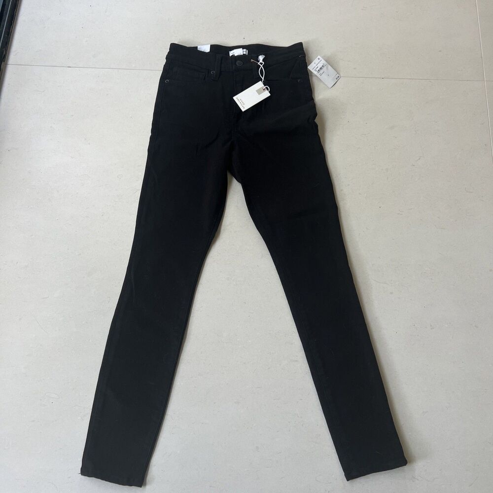 Good American Good Legs Skinny Black001 Women’s Sz 6/28 Sculpting Jean Mid Rise